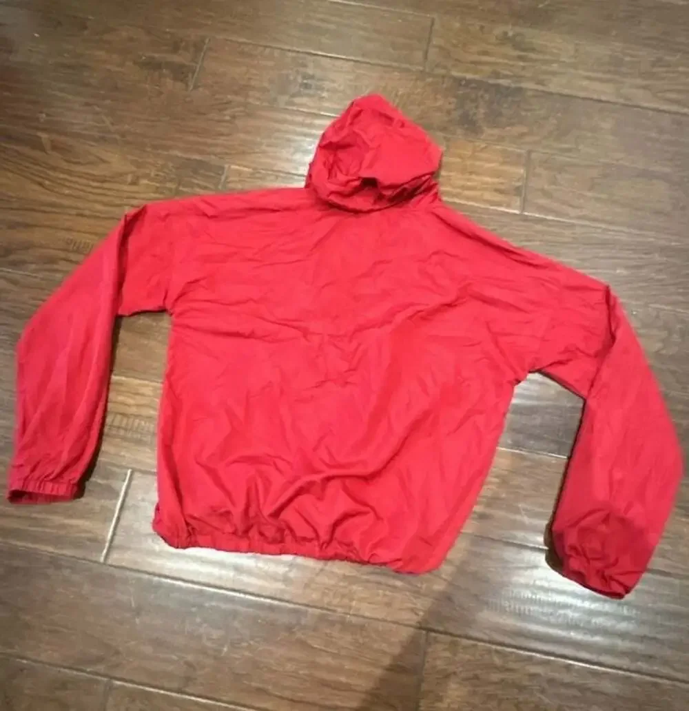 i <3 it Red Lightweight Half-Zip Hooded Anorak Windbreaker